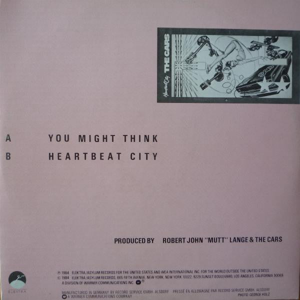 Cars - You Might Think (Maxi-Single) Maxi-Singles Vinyl Very Good (VG) <br> Hoes Good Plus (G+)