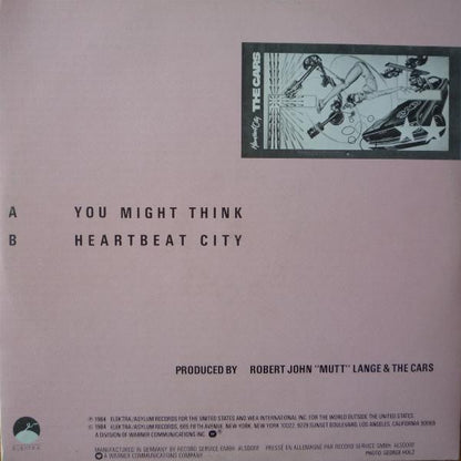 Cars - You Might Think (Maxi-Single) Maxi-Singles Vinyl Very Good (VG) <br> Hoes Good Plus (G+)