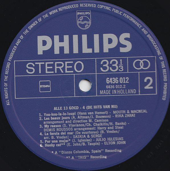 Various - Alle 13 Goed! Deel 4 (LP) 97-48694
