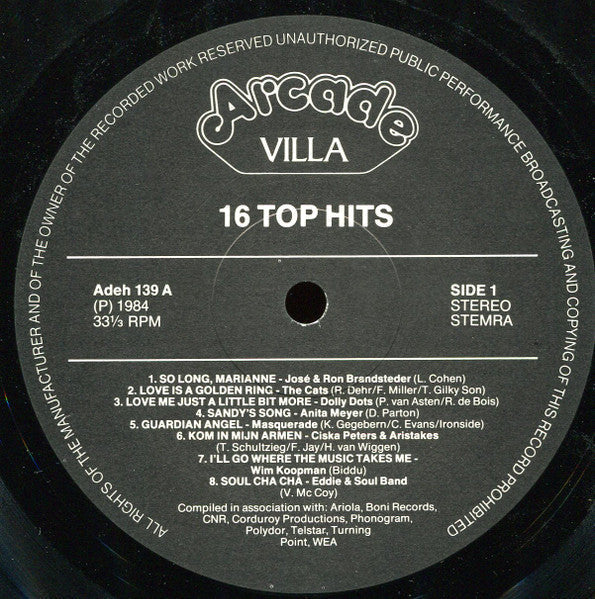 Various - 16 Top Hits (LP) 49955