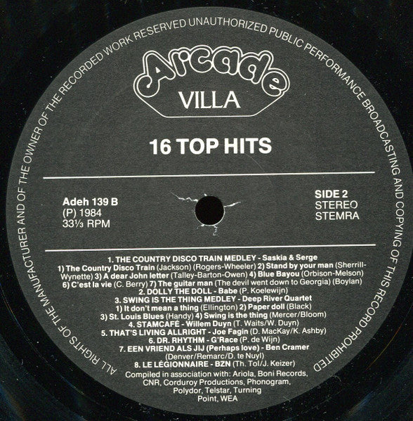 Various - 16 Top Hits (LP) 49955