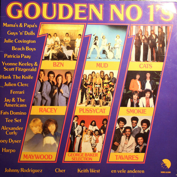 Various - Gouden No 1's (LP) Vinyl LP Dubbel Vinyl Goed / Hoes Redelijk