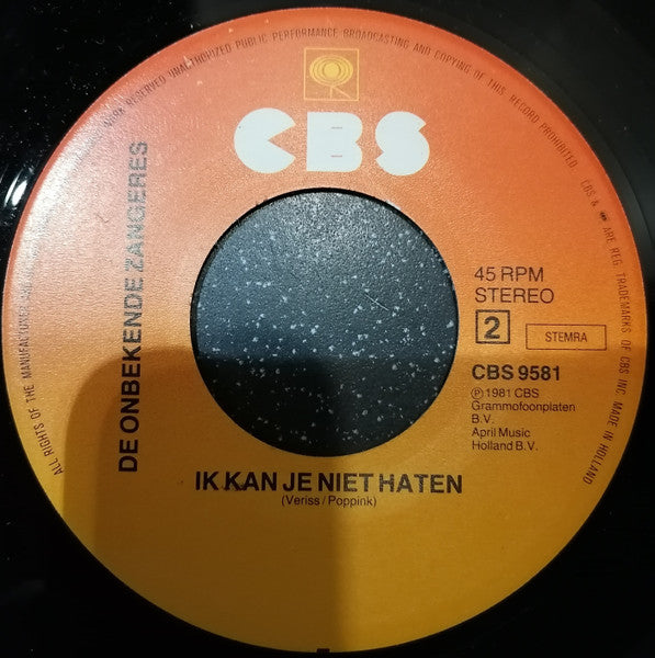 Onbekende Zangeres - Een Kinderhand Is Gauw Gevuld Vinyl Singles Vinyl Very Good (VG) <br> Hoes Generic