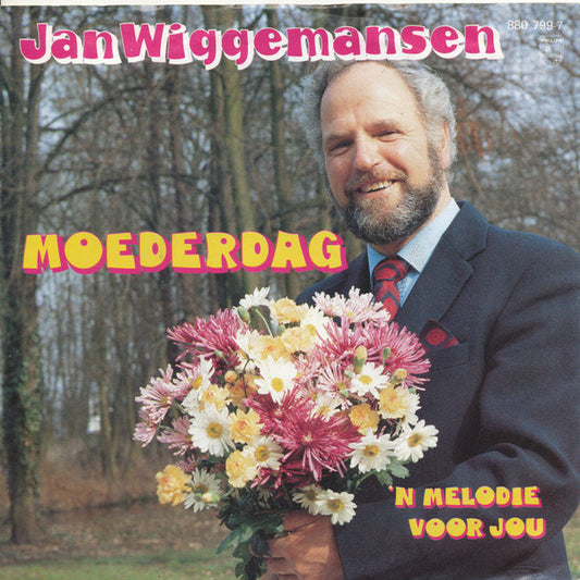 Jan Wiggemansen - Moederdag Vinyl Singles Vinyl Very Good (VG) <br> Hoes Good Plus (G+)