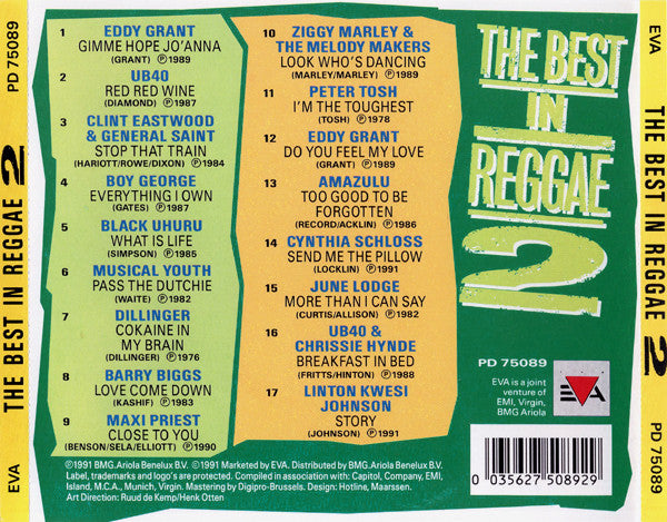 Various - The Best In Reggae * (CD) Compact Disc Goede Staat