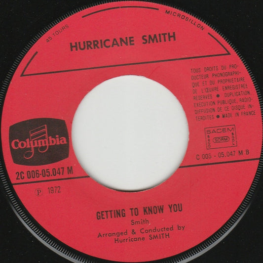 Hurricane Smith - Oh Babe, What Would You Say