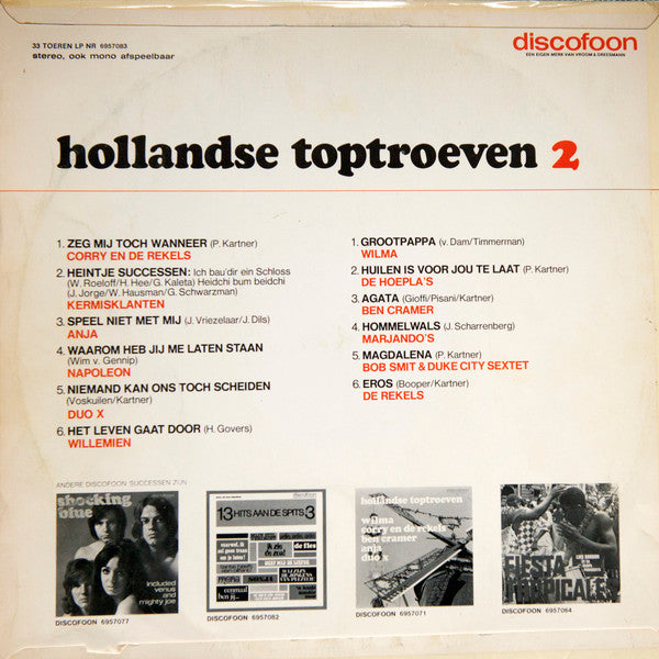 Various - Hollandse Toptroeven 2 (LP) 41196 42251 49956 Vinyl LP VINYLSINGLES.NL