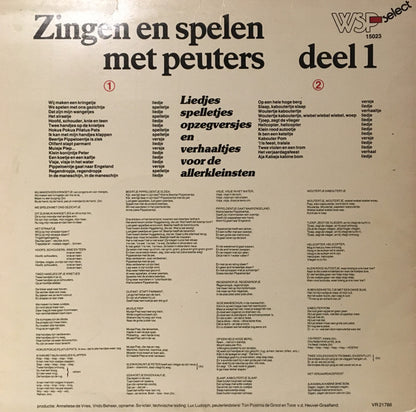Various - Zingen en spelen met peuters (LP)