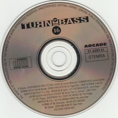 Various - Turn Up The Bass Volume ** (CD) Compact Disc Goede Staat