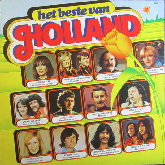 Various - De Zonnebril Van De Opticiën / Het Beste Van Holland (LP) Vinyl LP Vinyl Very Good (VG) <br> Hoes Good Plus (G+)