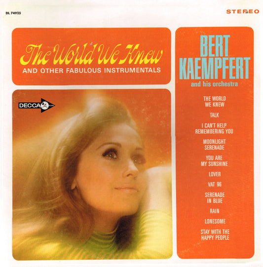 Bert Kaempfert & His Orchestra - The World We Knew (LP) 51114 LP Goede Staat