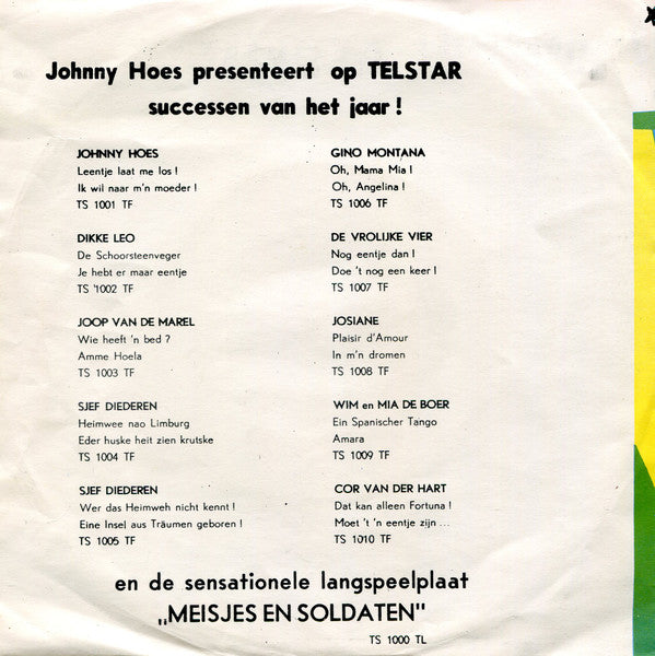 Toffe Jongens - De Populaire Feestmars 37838 Vinyl Singles Goede Staat