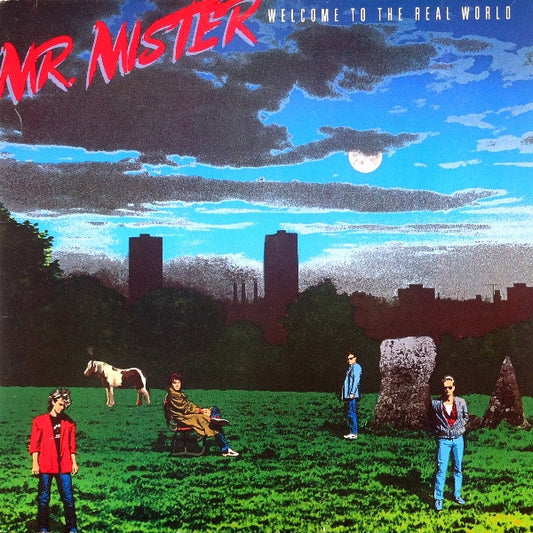 Mr. Mister - Welcome To The Real World (LP) Vinyl LP Vinyl Very Good (VG) <br> Hoes Good Plus (G+)
