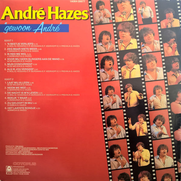 André Hazes - Gewoon André (LP) Vinyl LP Vinyl Goed / Hoesje Goed "VINYLSINGLES.NL"