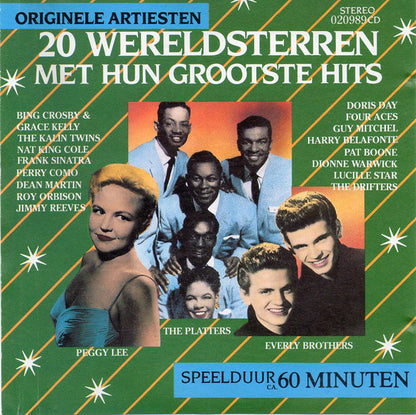 Various - 20 Wereldsterren Met Hun Grootste Hits (CD) Compact Disc Goede Staat