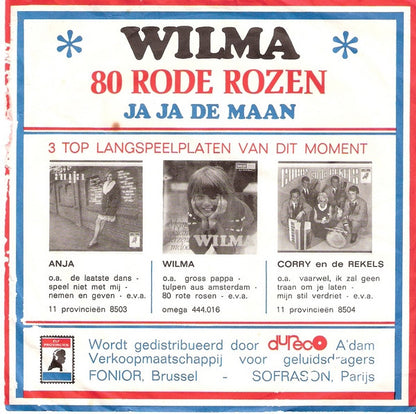 Wilma - 80 Rode Rozen Vinyl Singles VINYLSINGLES.NL