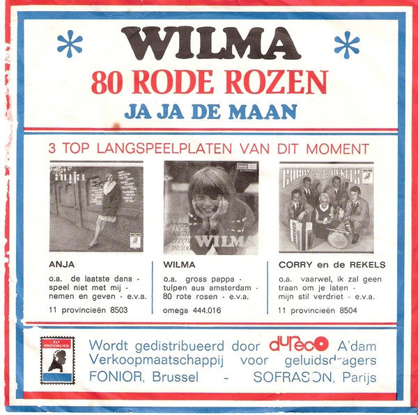 Wilma - 80 Rode Rozen 22685 Vinyl Singles VINYLSINGLES.NL