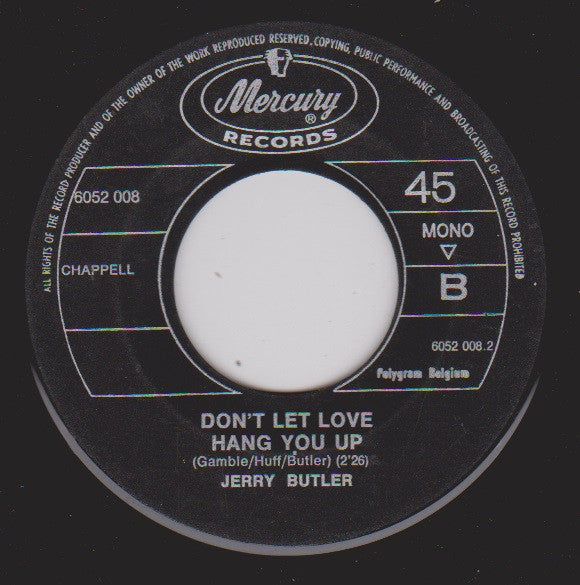 Jerry Butler - Got To See If I Can´t Get Mommy (To Come Back Home) Vinyl Singles Vinyl (VG) <br> Hoes Generic