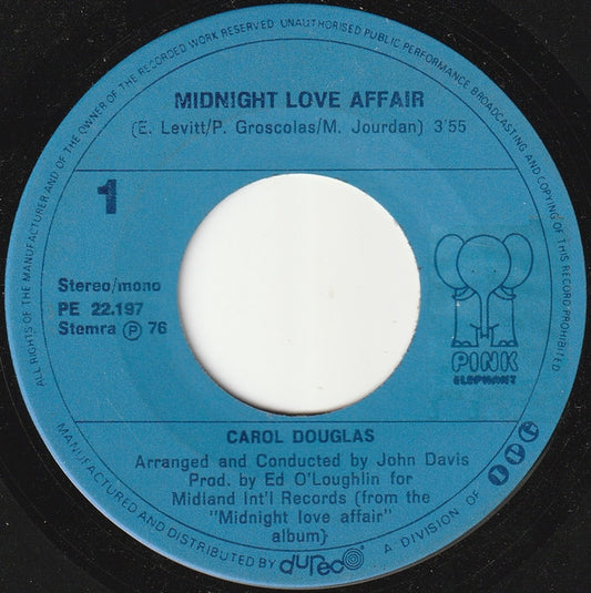 Carol Douglas - Midnight Love Affair 36416 Vinyl Singles Hoes: Generic