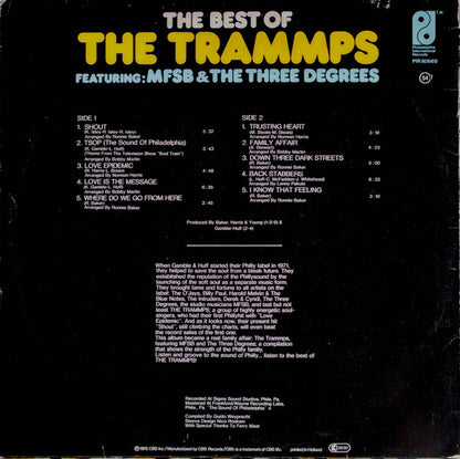 Trammps - Best Of Trammps Featuring: MFSB & Three Degrees (LP) 50782 Vinyl LP Goede Staat