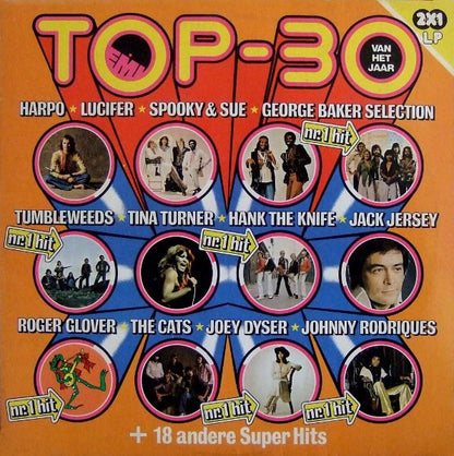 Various - Top-30 Van Het Jaar (LP) Vinyl LP Dubbel Vinyl Zeer Goed / Hoesje Goed "VINYLSINGLES.NL"