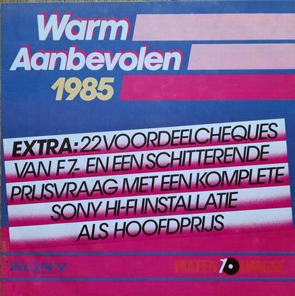 Various - Warm Aanbevolen (LP) Vinyl LP Vinyl Very Good (VG) <br> Hoes Good Plus (G+)