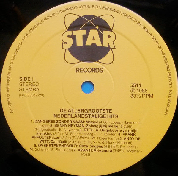 Various - Nederlandstalige Hits Van 1986 (LP) 49803 50628 Vinyl LP Dubbel VINYLSINGLES.NL