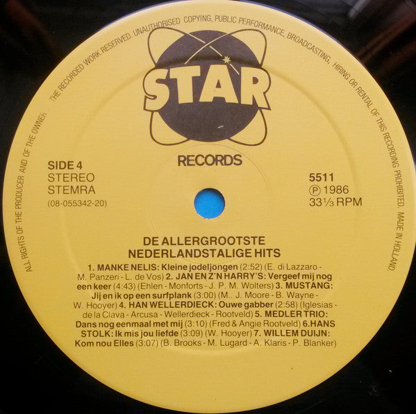 Various - Nederlandstalige Hits Van 1986 (LP) 52389 Vinyl LP Dubbel Vinyl Very Good (VG) <br> Hoes Good Plus (G+)