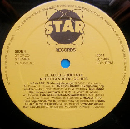 Various - Nederlandstalige Hits Van 1986 (LP) 52389 Vinyl LP Dubbel Vinyl Very Good (VG) <br> Hoes Good Plus (G+)