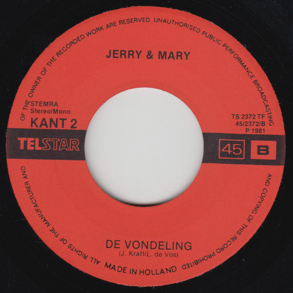 Jerry En Mary Bey - De Bedelaar Van Parijs