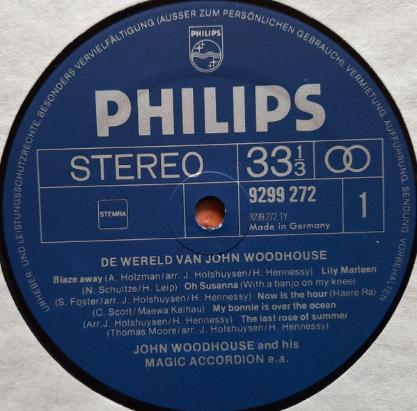John Woodhouse - De Wereld Van John Woodhouse (LP) 42111 Vinyl LP Goede Staat