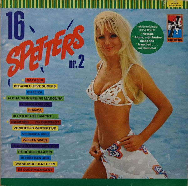 Various - 16 Spetters Nr. 2 (LP) 50708 Vinyl LP Goede Staat