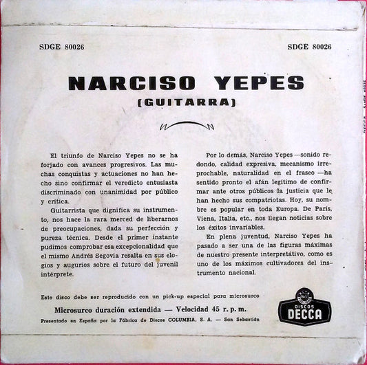 Narciso Yepes - Juegos Prohibidos