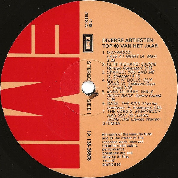 Various - Het Beste Uit De Top 40 Van Het Jaar (LP) Vinyl LP Dubbel Vinyl Goed / Hoes Zie Foto