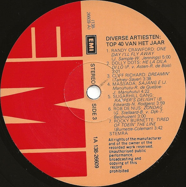 Various - Het Beste Uit De Top 40 Van Het Jaar (LP) Vinyl LP Dubbel Vinyl Goed / Hoes Zie Foto