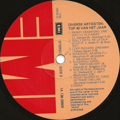 Various - Het Beste Uit De Top 40 Van Het Jaar (LP) Vinyl LP Dubbel Vinyl Goed / Hoes Zie Foto