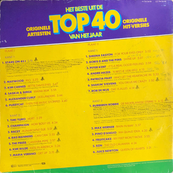 Various - Het Beste Uit De Top 40 Van Het Jaar (LP) 49872 49995 Vinyl LP Dubbel VINYLSINGLES.NL