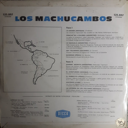 Los Machucambos - Los Machucambos (**") Vinyl LP 10" Vinyl Very Good (VG) <br> Hoes Good Plus (G+)