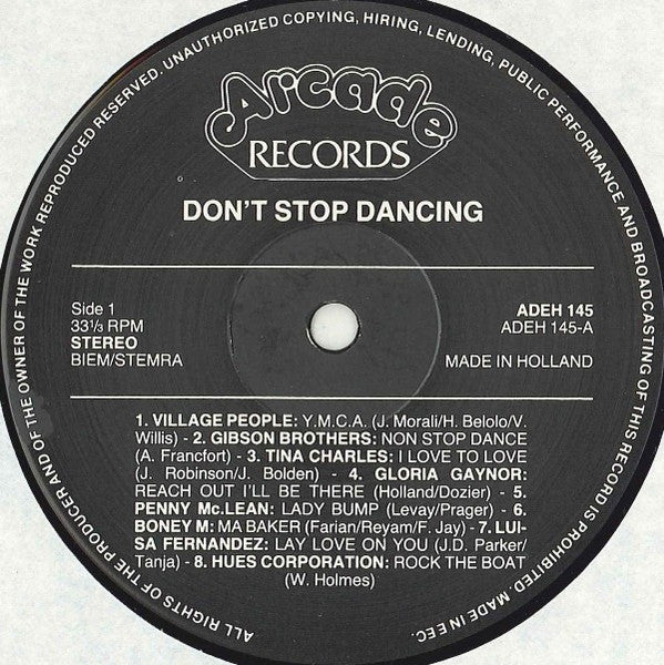 Various - Don't Stop Dancing - 32 Top Ten Hits (LP) 51251 Vinyl LP Dubbel Goede Staat