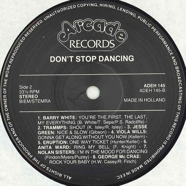 Various - Don't Stop Dancing - 32 Top Ten Hits (LP) 51251 Vinyl LP Dubbel Goede Staat