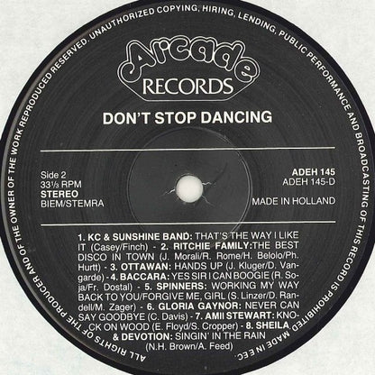 Various - Don't Stop Dancing - 32 Top Ten Hits (LP) 51251 Vinyl LP Dubbel Goede Staat