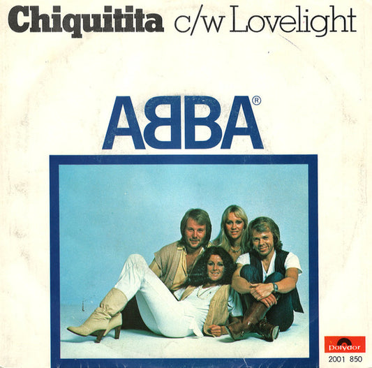 ABBA - Chiquitita Vinyl Singles Hoes: Sticker