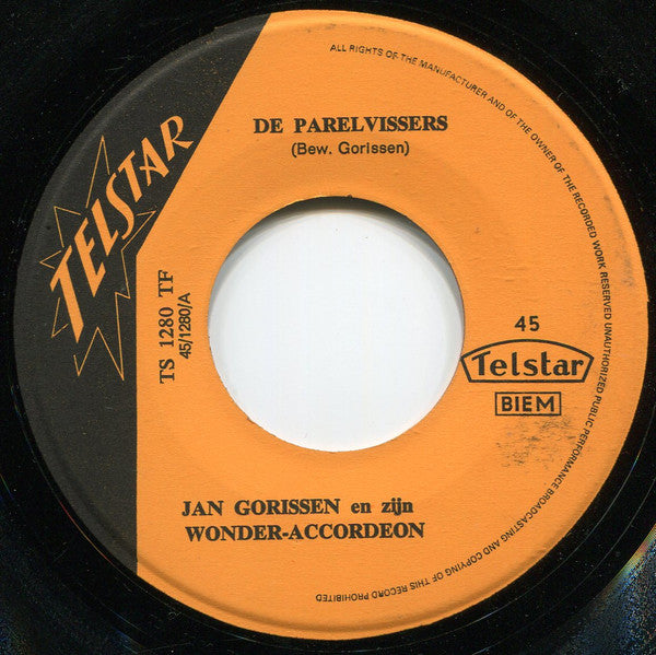 Jan Gorissen - De Parelvissers 32982 Vinyl Singles VINYLSINGLES.NL
