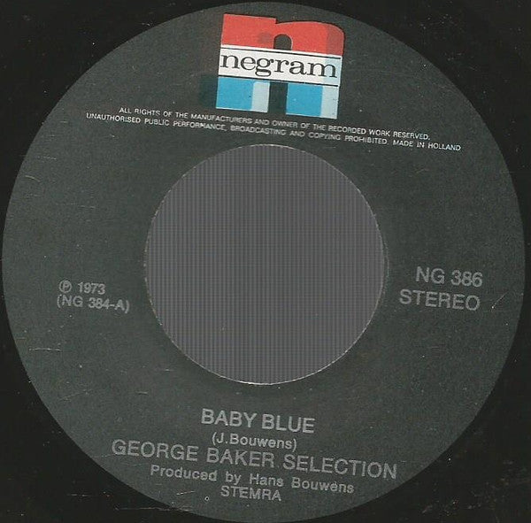 George Baker Selection - Baby Blue 39249 Vinyl Singles Goede Staat