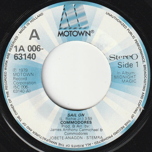 Commodores - Sail on 26679