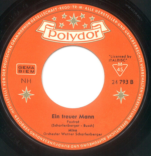 Mina - Heißer Sand Vinyl Singles Vinyl Very Good (VG) <br> Hoes Generic