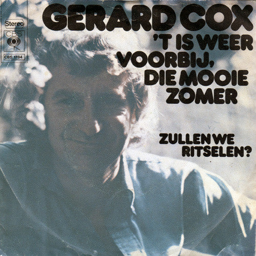 Gerard Cox - 't Is Weer Voorbij, Die Mooie Zomer Vinyl Singles Vinyl Very Good (VG) <br> Hoes Good Plus (G+)