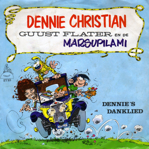 Dennie Christian - Guust Flater En De Marsupilami Vinyl Singles Media: VG <br> Hoes: G+