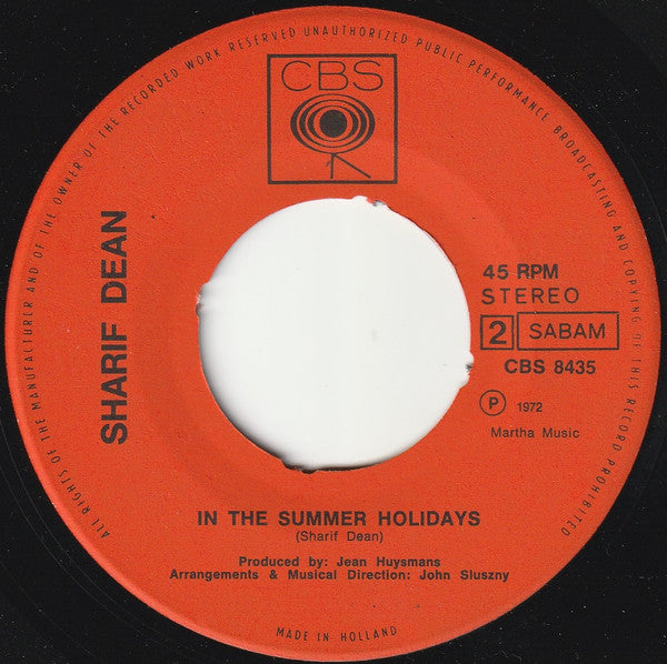 Sharif Dean - Do You Love Me? Vinyl Singles Media VG+ / Sleeve Generic