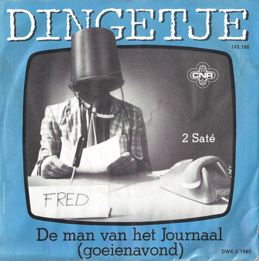 Dingetje - De Man Van Het Journaal (Goeienavond) 37634 Vinyl Singles Goede Staat